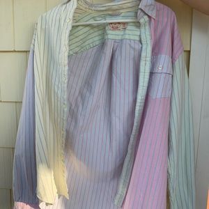 Multicolor Button Down